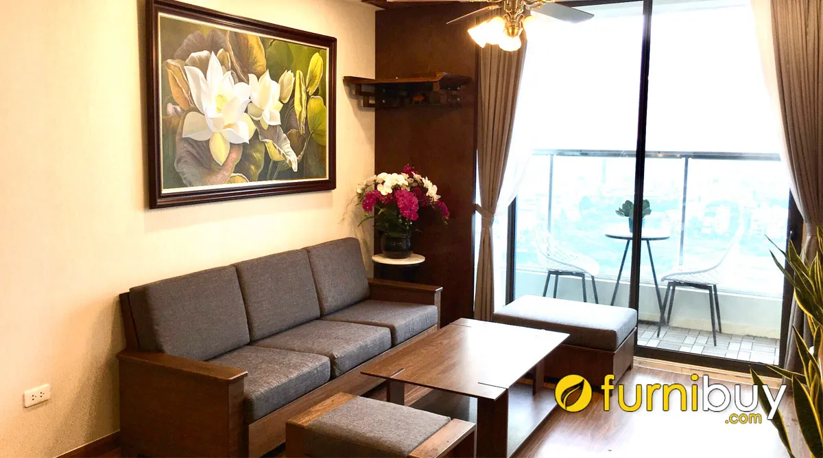 Tận hưởng không gian phòng khách 20m2 của bạn với bộ bàn ghế đẹp mắt này! Thiết kế đơn giản nhưng tinh tế, các món đồ gỗ này sẽ làm cho không gian của bạn trở nên ấm cúng và thoải mái hơn. Hãy thư giãn và thưởng thức không gian phòng khách của bạn với sự đẹp mắt của bộ bàn ghế này.