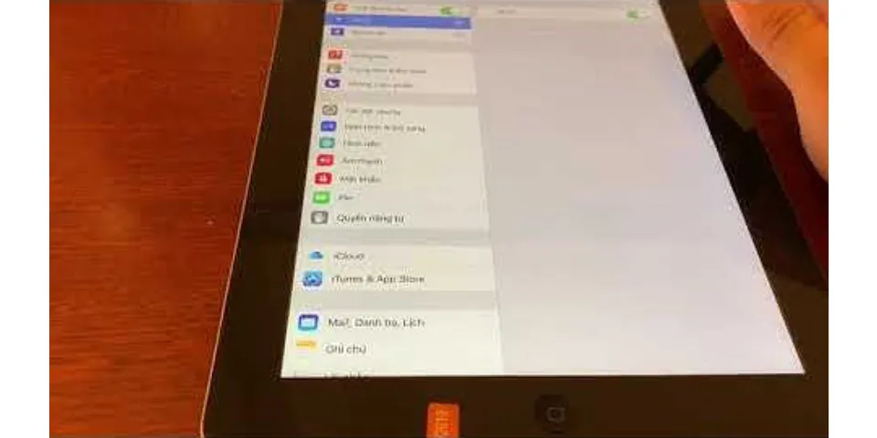 Cách hạ cấp iPad Mini 1