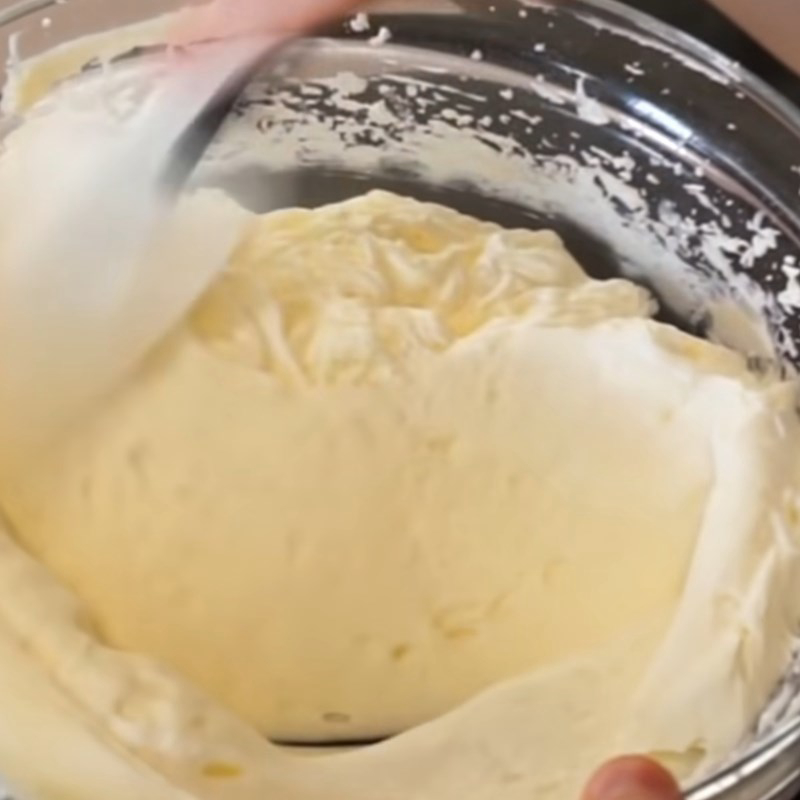 Bước 3 Làm kem phủ bánh Bánh kem làm bằng lò vi sóng