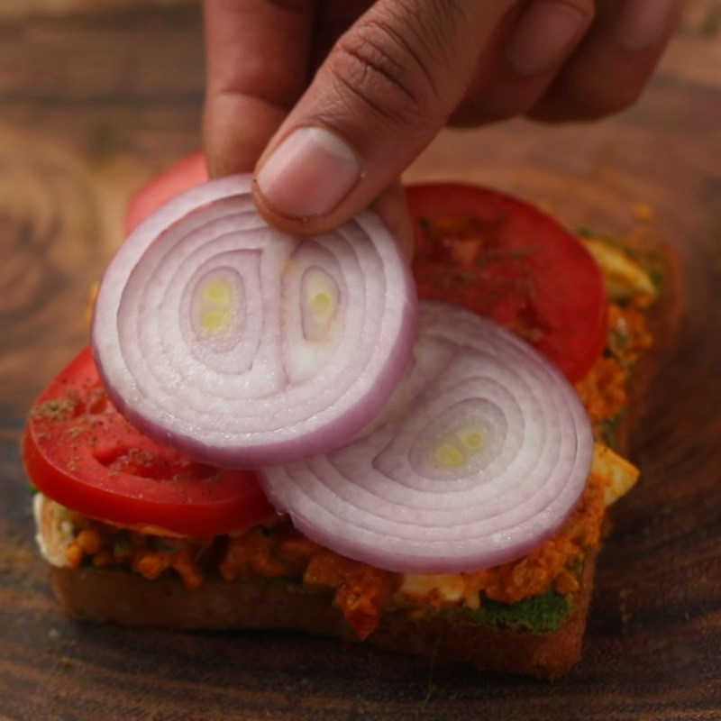 Bước 4 Kẹp sandwich Sandwich trứng cà ri Ấn Độ