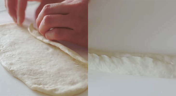 Bước 4 Chia bột và tạo hình bột Bánh mì tròn bagel
