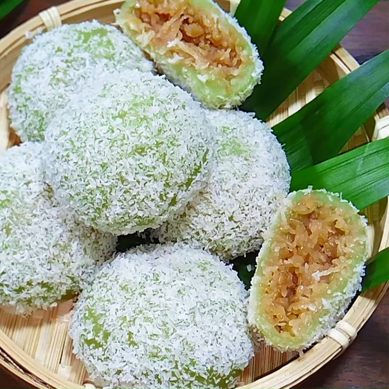 Bước 7 Thành phẩm Bánh nếp ngọt nhân dừa đậu xanh