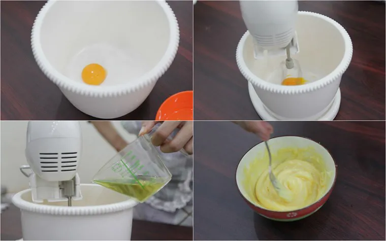 Bước 2 Làm sốt trứng bằng máy đánh trứng (cách 2) Sốt trứng ăn bánh mì, cơm gà
