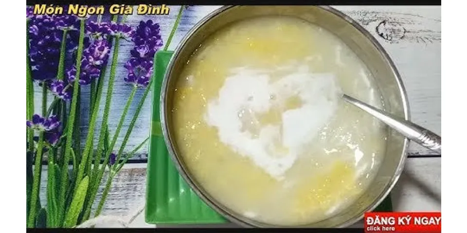 cách nấu cốt dừa ăn chè