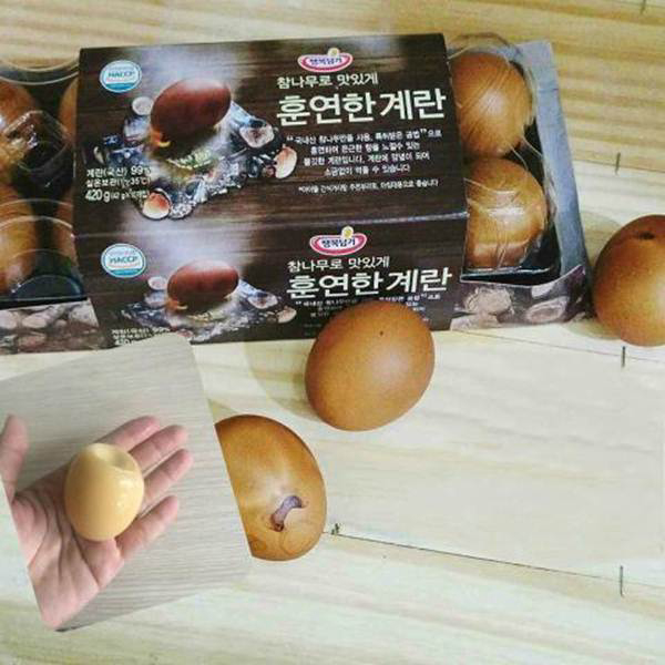 Trứng gà xông khói Hàn Quốc đắt xắt ra miếng được dân Việt lùng mua - 1