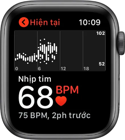 đồng hồ đo nhịp tim, huyết áp apple
