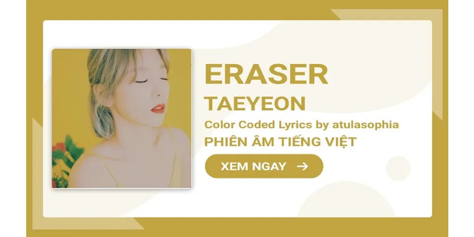 Eraser Tiếng Việt là gì - Hỏi - Đáp