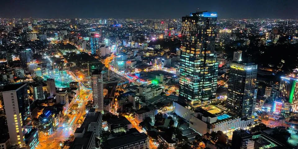 Top 9 ảnh thành phố về đêm từ trên cao 2022