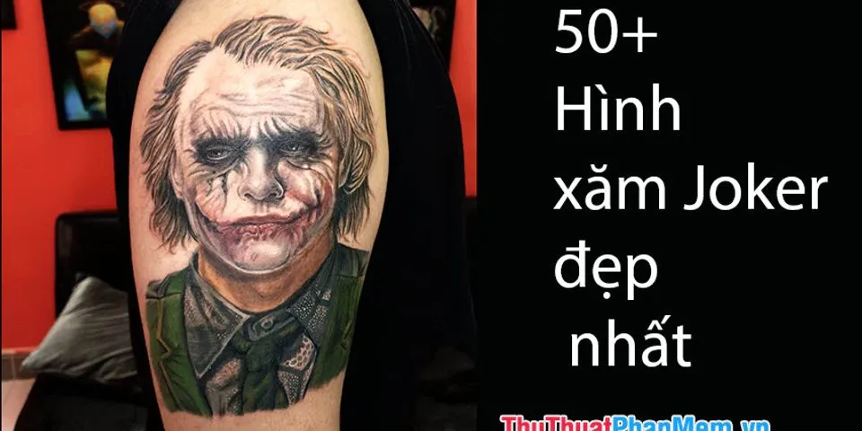 Top 8 hình xăm joker trắng đen 2022