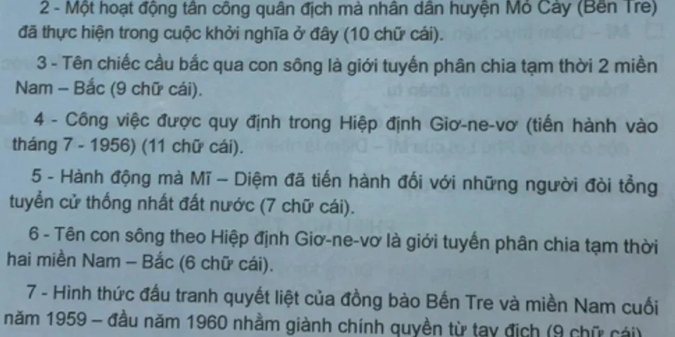 Top 9 lịch sử lớp 5 bài 8: nước nhà bị chia cắt bến tre đồng khởi 2022