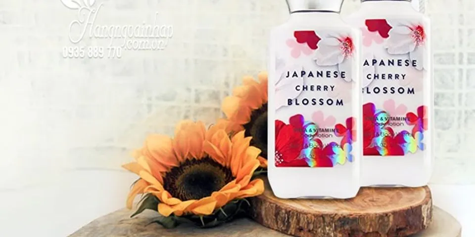 Top 9 sữa dưỡng thể japanese cherry blossom 2022