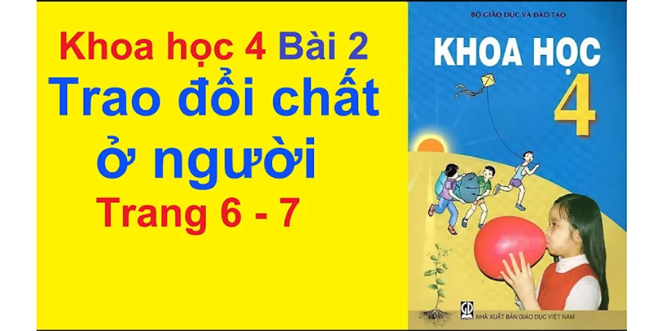 Sách Giáo Khoa điện từ Khoa học Lớp 4 - Học Tốt